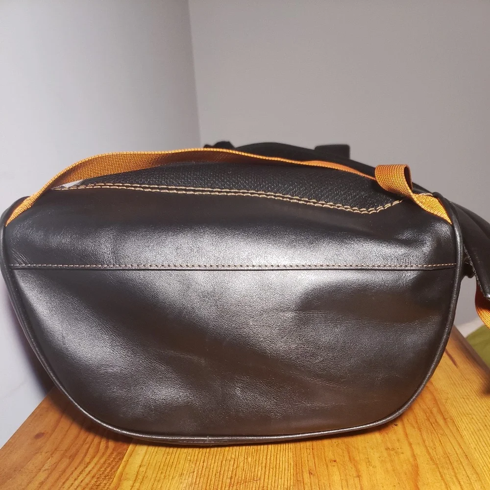 Coach Rivington Signature/Leather Drawstring Backpack - Picture 8 of 14